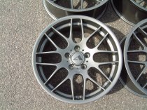 NEW 19″ ATOMIC CSL ALLOY WHEELS IN SATIN GUNMETAL, WITH DEEPER CONCAVE 9.5″ ET45 REAR**RARE FITMENT**
