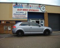 NEW 18 INCH 3SDM 0.01 ALLOY WHEELS IN SATIN BLACK WITH DEEPER CONCAVE 9.5" REAR OPTION 5x112