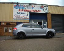 NEW 18" 3SDM 0.01 ALLOY WHEELS IN SATIN BLACK WITH VERY DEEP CONCAVE 9.5" ALL ROUND