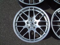 NEW 19″ ATOMIC CSL ALLOY WHEELS IN HYPER SILVER, WITH VERY DEEP CONCAVE 9.5″ ET33 REAR**VERY RARE FITMENT**