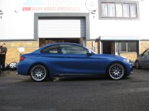 NEW 19 INCH ATOMIC CSL ALLOY WHEELS IN HYPER SILVER, WITH VERY DEEP CONCAVE 9.5" ET33 REAR**VERY RARE FITMENT** 5x120