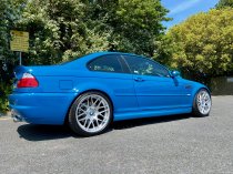 NEW 19 INCH ATOMIC CSL ALLOY WHEELS IN HYPER SILVER, WITH VERY DEEP CONCAVE 9.5" ET27 REAR E46 M3 5x120