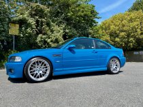 NEW 19 INCH ATOMIC CSL ALLOY WHEELS IN HYPER SILVER, WITH VERY DEEP CONCAVE 9.5" ET27 REAR E46 M3 5x120