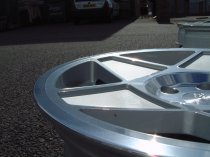 NEW 18 INCH 3SDM 0.05 ALLOY WHEELS IN SILVER WITH POLISHED FACE AND DEEPER CONCAVE 9.5" REAR OPTION 5x100
