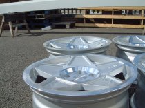 NEW 18 INCH 3SDM 0.05 ALLOY WHEELS IN SILVER WITH POLISHED FACE AND DEEPER CONCAVE 9.5" REAR OPTION 5x100