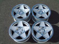 NEW 18" 3SDM 0.05 ALLOY WHEELS IN SILVER POLISHED WITH DEEPER CONCAVE 9.5" REAR et35/35
