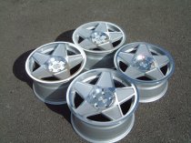 NEW 18 INCH 3SDM 0.05 ALLOY WHEELS IN SILVER WITH POLISHED FACE AND DEEPER CONCAVE 9.5" REAR OPTION 5x100