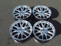 NEW 19 INCH ZITO 935 CSL GTS ALLOY WHEELS IN HYPER SILVER WITH DEEPER CONCAVE 10" REARS 5x112