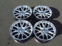 NEW 19" ZITO 935 CSL GTS ALLOY WHEELS IN HYPER SILVER, BIG CONCAVE 9.5" REARS, et25 or et30 front / et35 or et45 rear 5X112