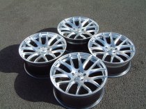 NEW 19 INCH ZITO 935 CSL GTS ALLOY WHEELS IN HYPER SILVER WITH DEEPER CONCAVE 10" REARS 5x112