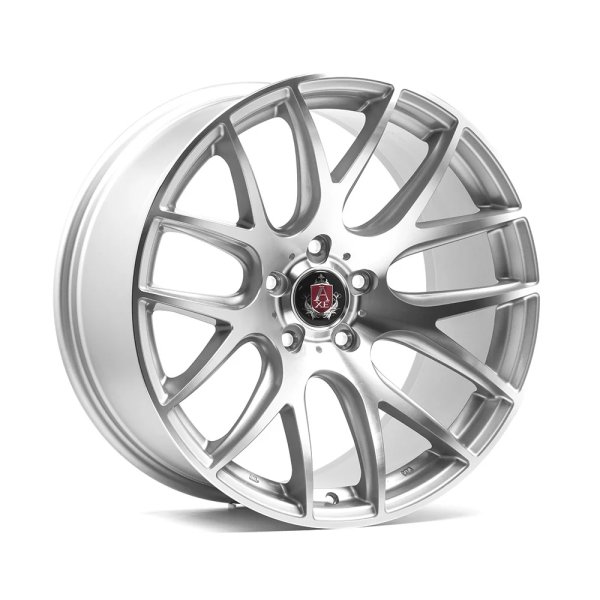 NEW 19" AXE CS LITE ALLOY WHEELS IN SILVER WITH POLISHED FACE, DEEPER CONCAVE 9.5" REARS