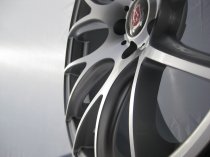 NEW 19 INCH AXE CS LITE ALLOY WHEELS IN SILVER WITH POLISHED FACE AND DEEPER CONCAVE 9.5" REARS 5x112
