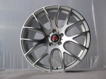 NEW 19 INCH AXE CS LITE ALLOY WHEELS IN SILVER WITH POLISHED FACE AND DEEPER CONCAVE 9.5" REARS 5x112