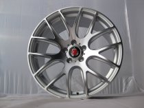 NEW 19" AXE CS LITE ALLOY WHEELS IN SILVER WITH POLISHED FACE, DEEPER CONCAVE 9.5" REARS