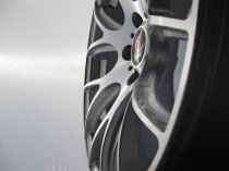 NEW 19 INCH AXE CS LITE ALLOY WHEELS IN SILVER WITH POLISHED FACE AND DEEPER CONCAVE 9.5" REARS 5x112