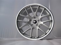 NEW 19" LRN VECTOR ALLOY WHEELS IN SILVER WITH INOX MIRROR DISH 9" ALL ROUND
