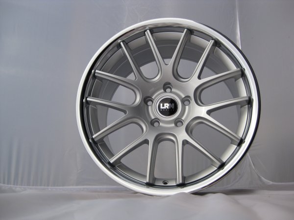 NEW 19" LRN VECTOR ALLOY WHEELS IN SILVER WITH INOX MIRROR DISH 9" ALL ROUND