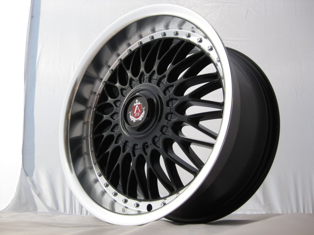 BM Autosport - New 18 Inch Axe EX10 Alloy Wheels In Gloss Black With Pol...