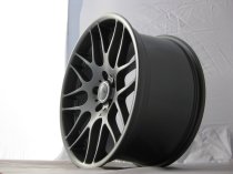 NEW 19 INCH ATOMIC CSL Y SPOKE ALLOY WHEELS IN SATIN GUNMETAL WITH DEEPER CONCAVE 9.5" ALL ROUND 5x112