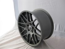 NEW 19 INCH ATOMIC CSL Y SPOKE ALLOY WHEELS IN SATIN GUNMETAL WITH DEEPER CONCAVE 9.5" ALL ROUND 5x112
