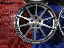 NEW 20 INCH CADES IXION ALLOY WHEELS IN GUNMETAL WITH POLISHED SPOKES 9" ET32 ALL ROUND 5x112