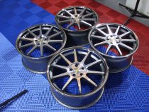 NEW 20 INCH CADES IXION ALLOY WHEELS IN GUNMETAL WITH POLISHED SPOKES 9" ET32 ALL ROUND 5x112