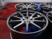 NEW 20 INCH CADES IXION ALLOY WHEELS IN GUNMETAL WITH POLISHED SPOKES 9" ET32 ALL ROUND 5x112