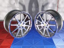 NEW 20 INCH CADES IXION ALLOY WHEELS IN GUNMETAL WITH POLISHED SPOKES 9" ET32 ALL ROUND 5x112