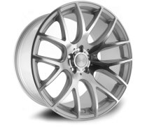 NEW 20″ 3SDM 0.01 ALLOY WHEELS FINISHED SILVER WITH POLISHED FACE, DEEP CONCAVE 10″ REARS