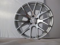NEW 20 INCH 3SDM 0.01 ALLOY WHEELS FINISHED SILVER WITH POLISHED FACE AND DEEPER CONCAVE 10" REAR OPTION 5x120