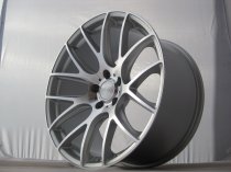 NEW 20" 3SDM 0.01 ALLOY WHEELS FINISHED SILVER WITH POLISHED FACE, DEEP CONCAVE 10" REARS