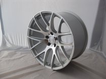 NEW 20" 3SDM 0.01 ALLOY WHEELS FINISHED SILVER WITH POLISHED FACE, DEEP CONCAVE 10" REARS