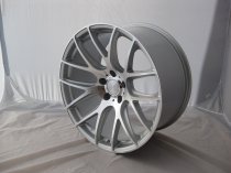 NEW 20 INCH 3SDM 0.01 ALLOY WHEELS FINISHED SILVER WITH POLISHED FACE AND DEEPER CONCAVE 10" REAR OPTION 5x120
