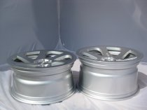 NEW 18" 3SDM 0.06 ALLOY WHEELS IN SILVER POLISHED WITH DEEPER CONCAVE 9.5" REAR et35/38