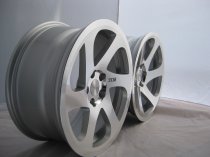 NEW 18 INCH 3SDM 0.06 ALLOY WHEELS IN SILVER WITH POLISHED FACE AND DEEPER CONCAVE 9.5" REAR OPTION 5x100