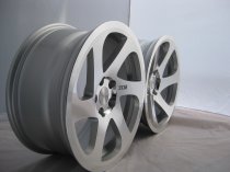 NEW 18" 3SDM 0.06 ALLOY WHEELS IN SILVER POLISHED WITH DEEPER CONCAVE 9.5" REAR et35/38