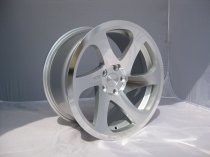 NEW 18" 3SDM 0.06 ALLOY WHEELS IN SILVER POLISHED WITH DEEPER CONCAVE 9.5" REAR et35/38