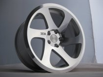 NEW 18" 3SDM 0.06 ALLOY WHEELS IN SILVER POLISHED WITH DEEPER CONCAVE 9.5" REAR et35/38