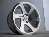 NEW 18 INCH 3SDM 0.06 ALLOY WHEELS IN SILVER WITH POLISHED FACE AND DEEPER CONCAVE 9.5" REAR OPTION 5x100