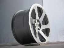 NEW 18 INCH 3SDM 0.06 ALLOY WHEELS IN SILVER WITH POLISHED FACE AND DEEPER CONCAVE 9.5" REAR OPTION 5x100