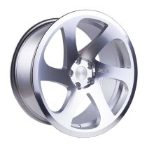 NEW 18 INCH 3SDM 0.06 ALLOY WHEELS IN SILVER WITH POLISHED FACE AND DEEPER CONCAVE 9.5″ REAR OPTION 5x112
