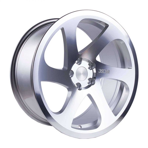 NEW 18 INCH 3SDM 0.06 ALLOY WHEELS IN SILVER WITH POLISHED FACE AND DEEPER CONCAVE 9.5" REAR OPTION 5x112