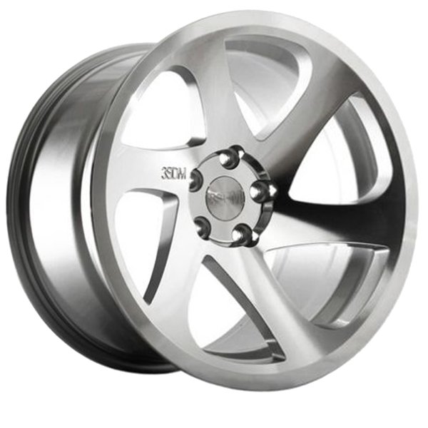 NEW 18 INCH 3SDM 0.06 ALLOY WHEELS IN SILVER WITH POLISHED FACE AND DEEPER CONCAVE 9.5" REAR OPTION 5x120