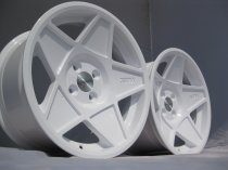 NEW 16 INCH 3SDM 0.05 ALLOY WHEELS IN WHITE WITH DEEPER CONCAVE 9" REAR OPTION 4x100