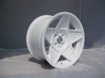 NEW 16" 3SDM 0.05 ALLOY WHEELS IN WHITE WITH DEEPER CONCAVE 9" REAR