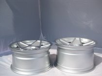 NEW 16 INCH 3SDM 0.05 ALLOY WHEELS IN SILVER WITH POLISHED FACE AND DEEPER CONCAVE 9" REAR OPTION 5x100