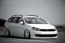 NEW 19 INCH 3SDM 0.05 ALLOY WHEELS IN WHITE WITH POLISHED FACE AND DEEPER CONCAVE 9.5" REAR 5x112