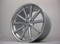NEW 19 INCH OEMS 110 ALLOY WHEEL IN SILVER WITH POLISHED FACE WITH DEEPER CONCAVE 9.5" REAR 5x120