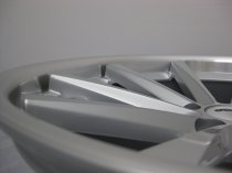 NEW 19 INCH OEMS 110 ALLOY WHEEL IN SILVER WITH POLISHED FACE WITH DEEPER CONCAVE 9.5" REAR 5x120