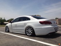 NEW 19 INCH OEMS 110 ALLOY WHEEL IN SILVER WITH POLISHED FACE WITH DEEPER CONCAVE 9.5" REAR 5x120